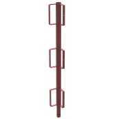Guard-railing post | made of  48 mm tube | Corner railing post with 90 angle | painted
